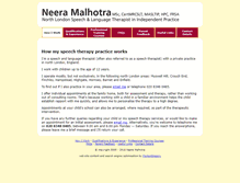 Tablet Screenshot of neeramalhotra.com